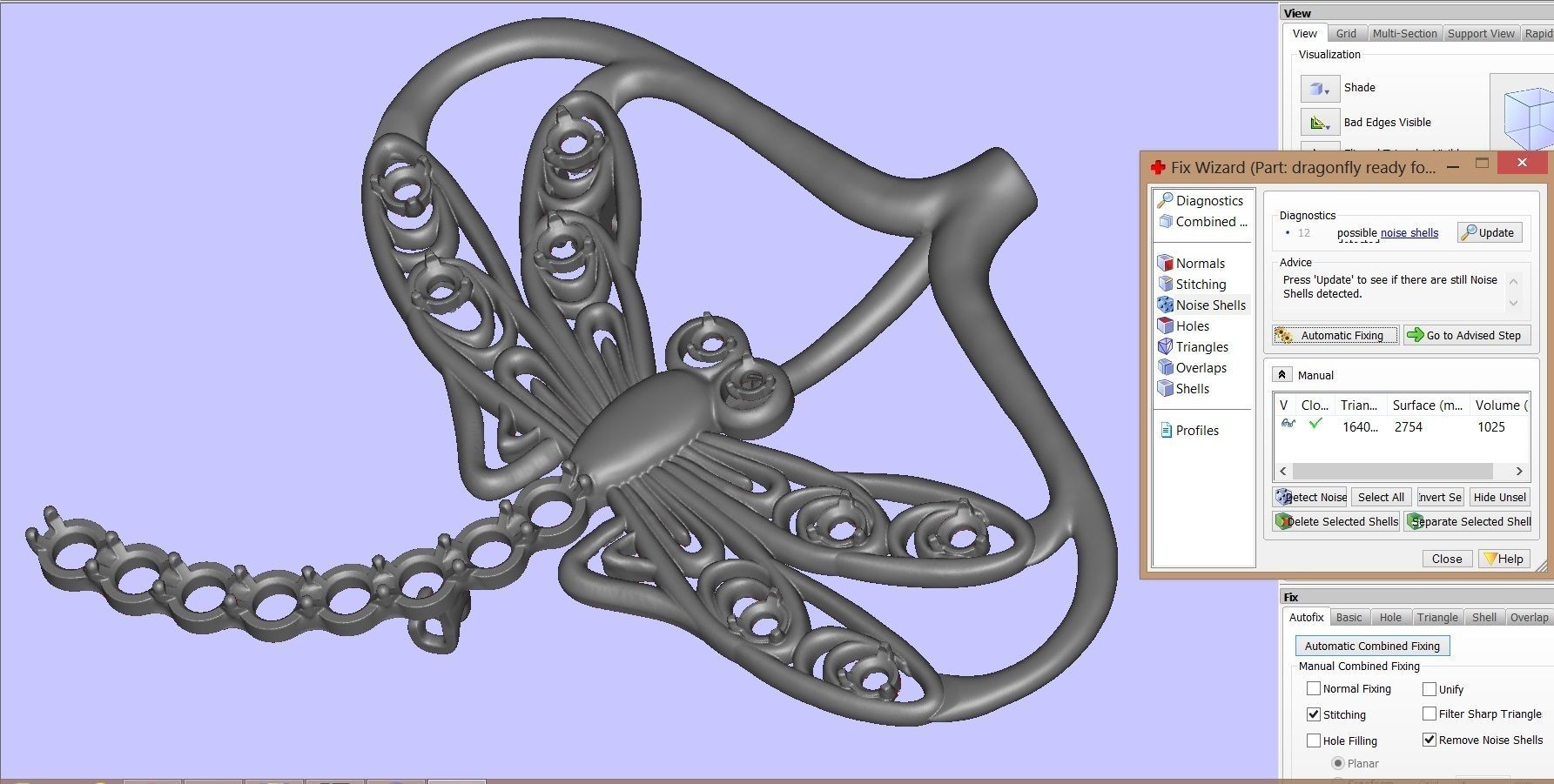 Dragonfly 3D print model_7