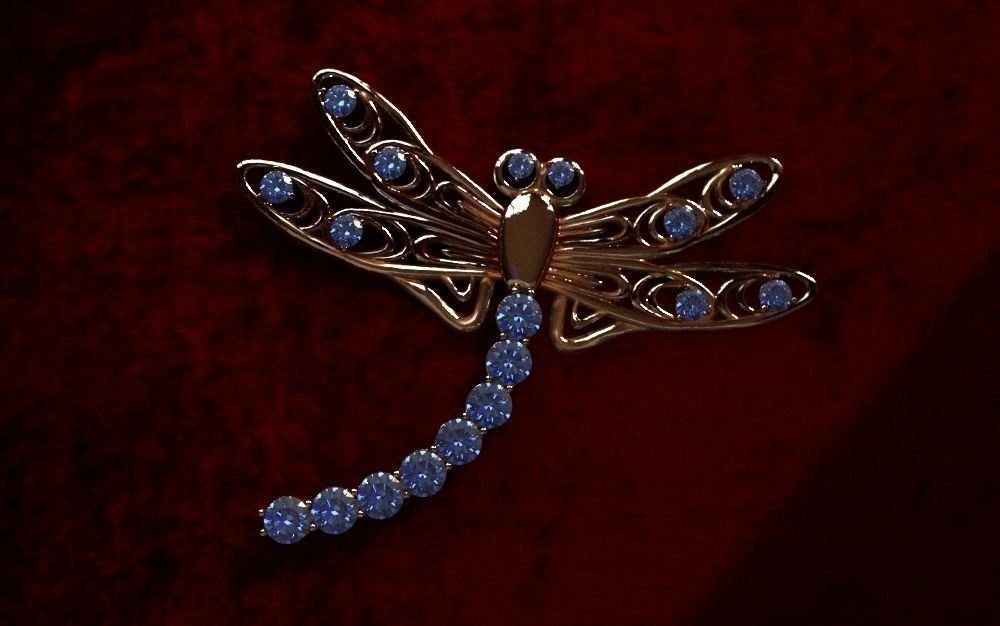 Dragonfly 3D print model_1