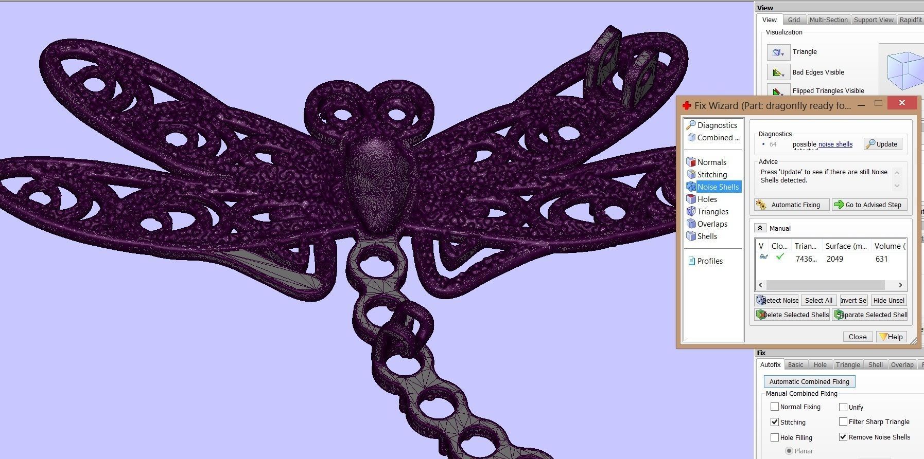 Dragonfly 3D print model_6