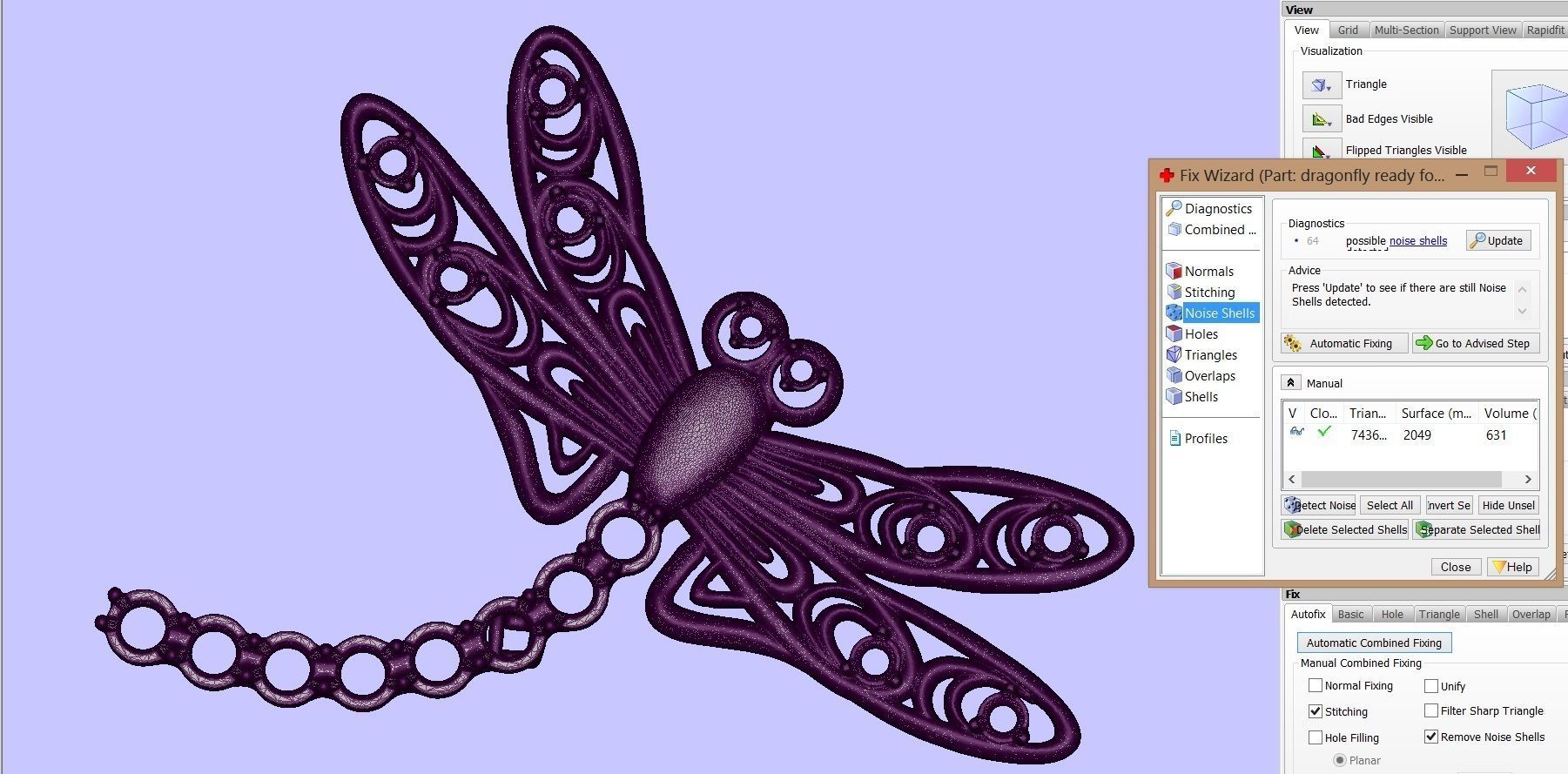 Dragonfly 3D print model_4