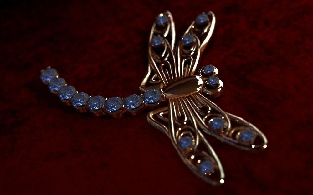 Dragonfly 3D print model_2