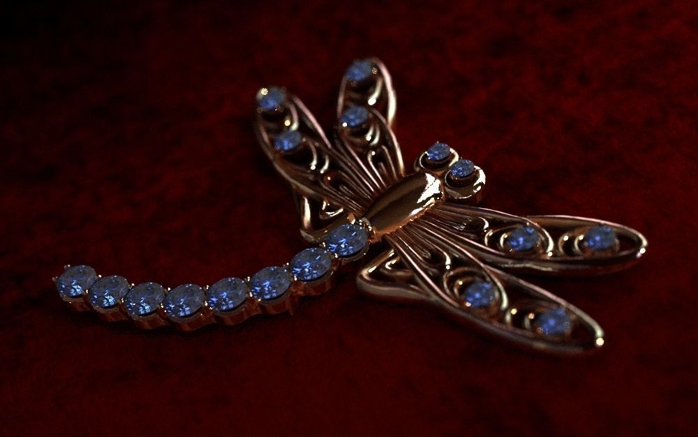 Dragonfly 3D print model_0