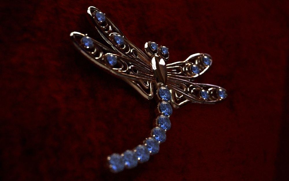 Dragonfly 3D print model_3