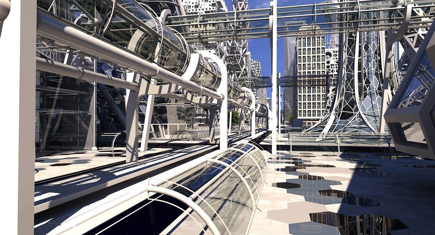Future City HD 20 V 2 3D model_13