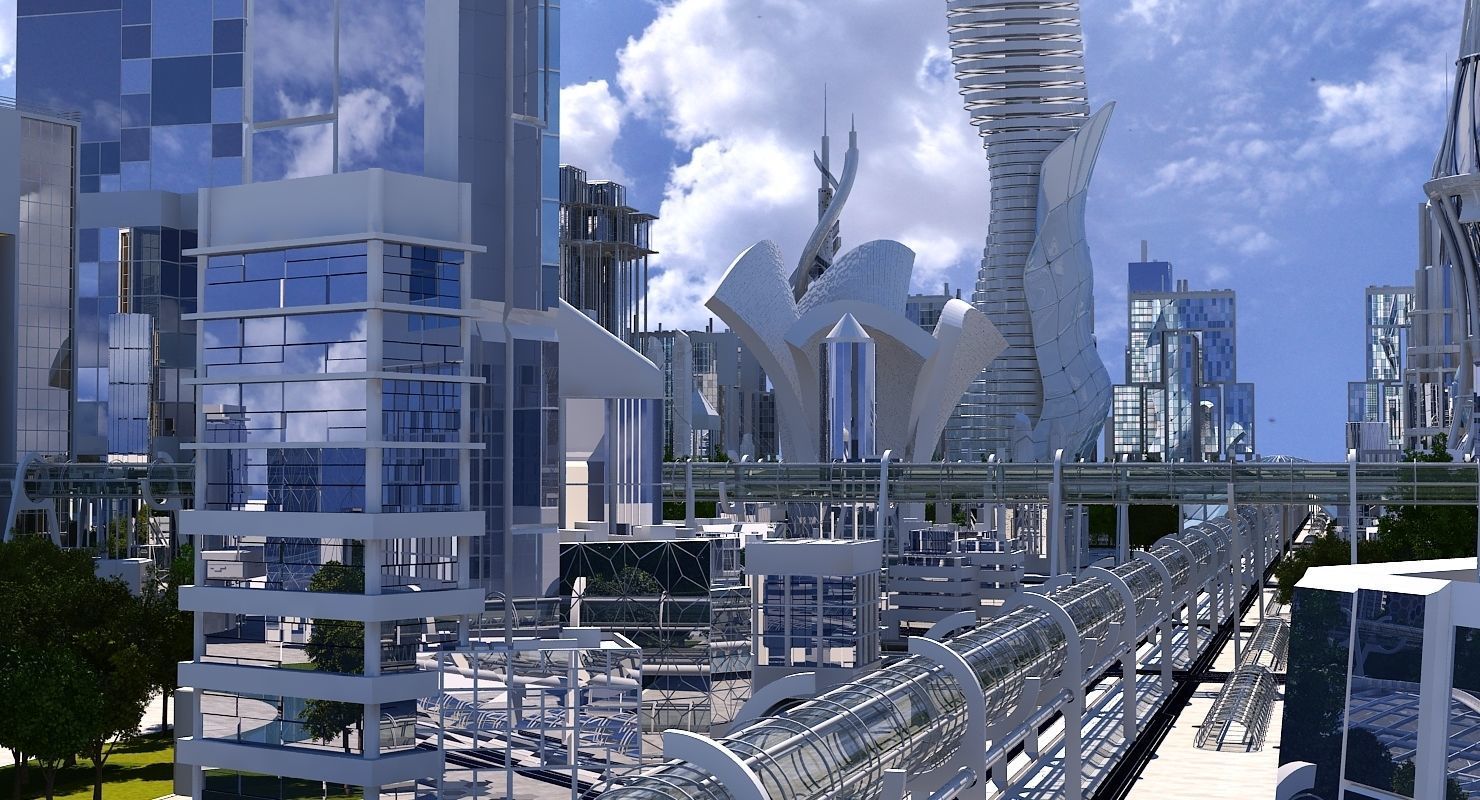 Future City HD 20 V 2 3D model_18