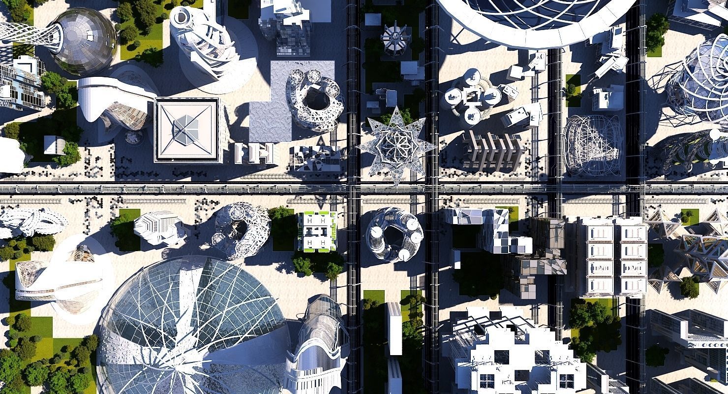 Future City HD 20 V 2 3D model_2