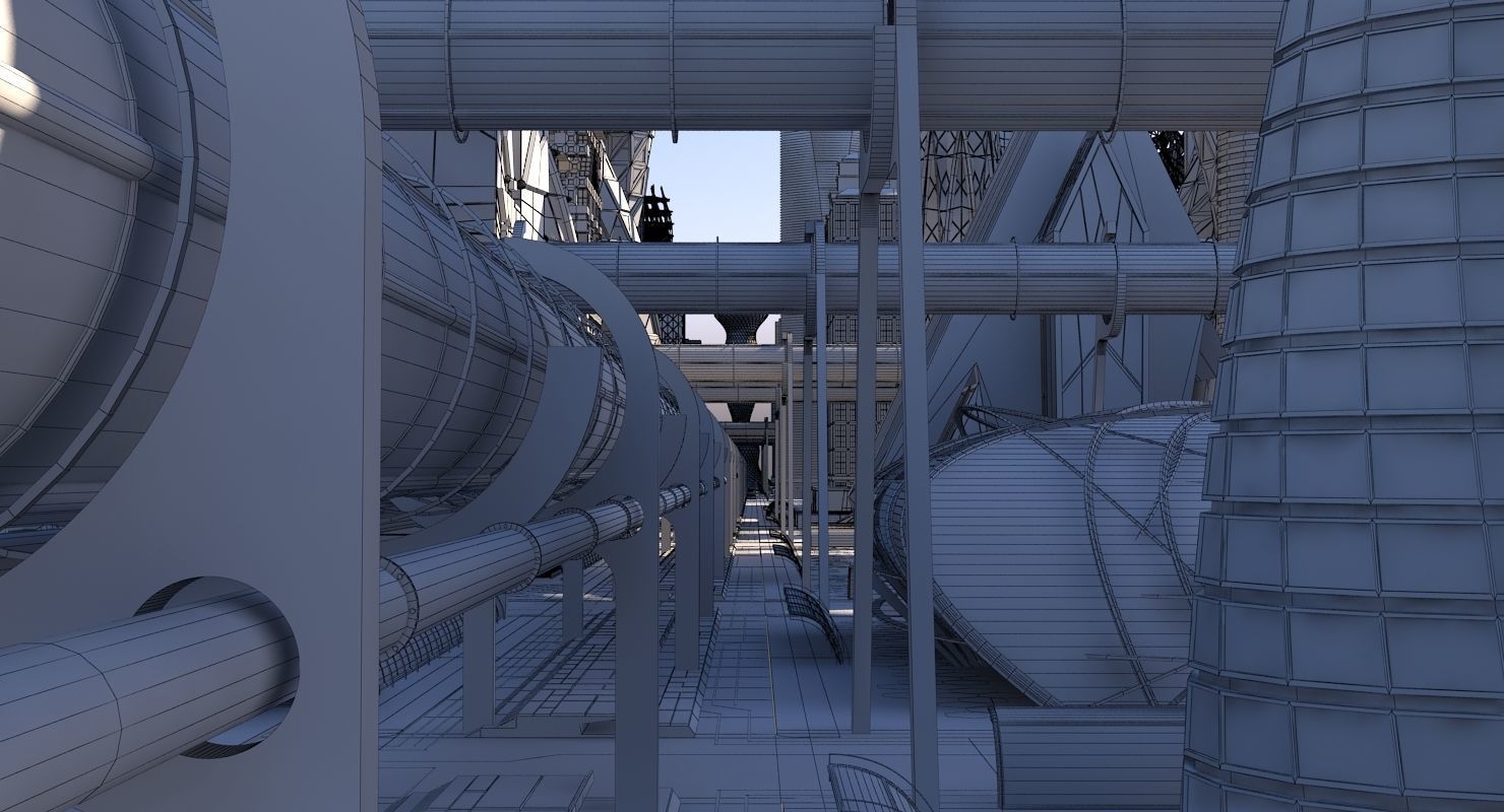 Future City HD 20 V 2 3D model_22