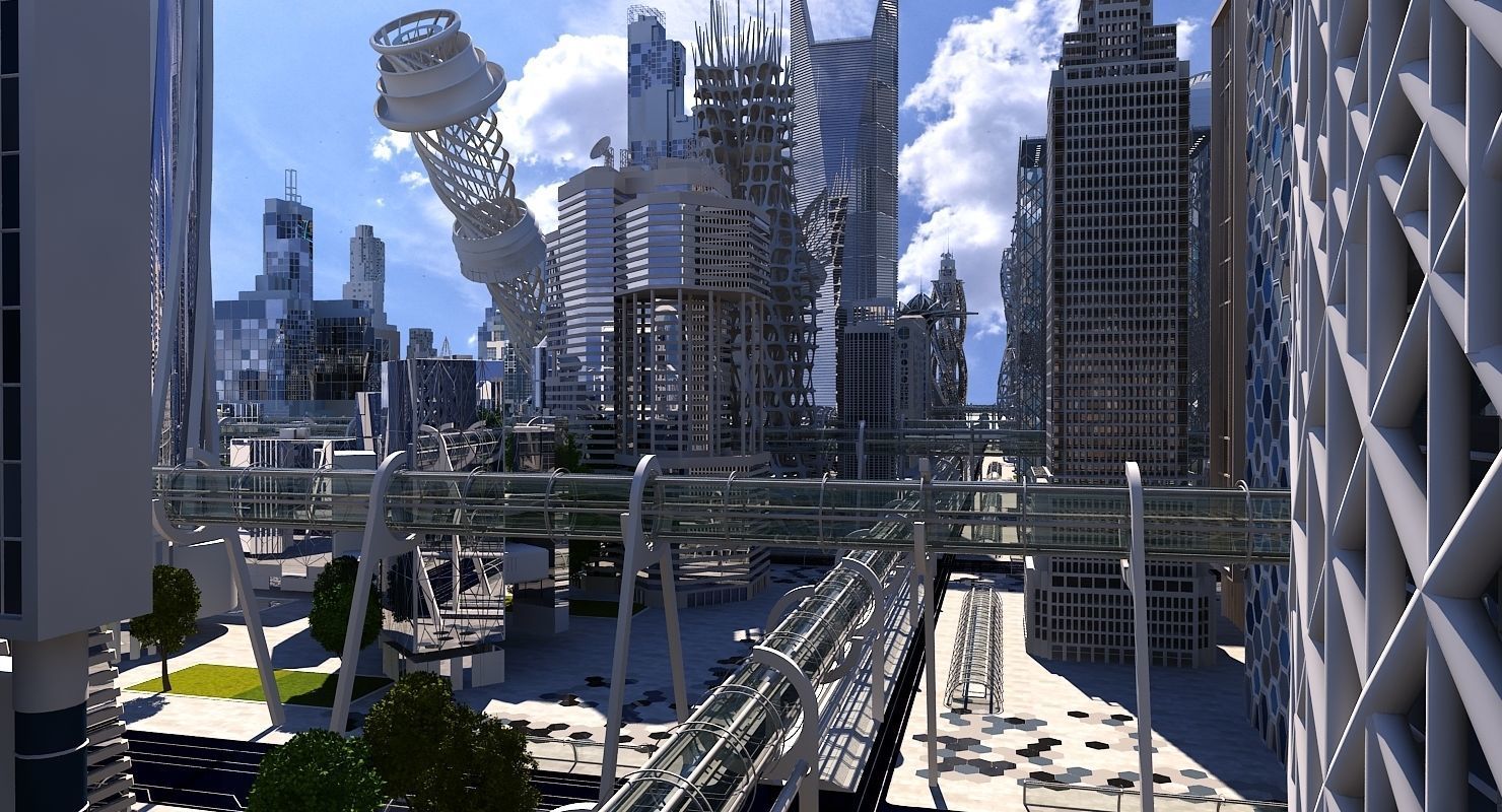 Future City HD 20 V 2 3D model_15