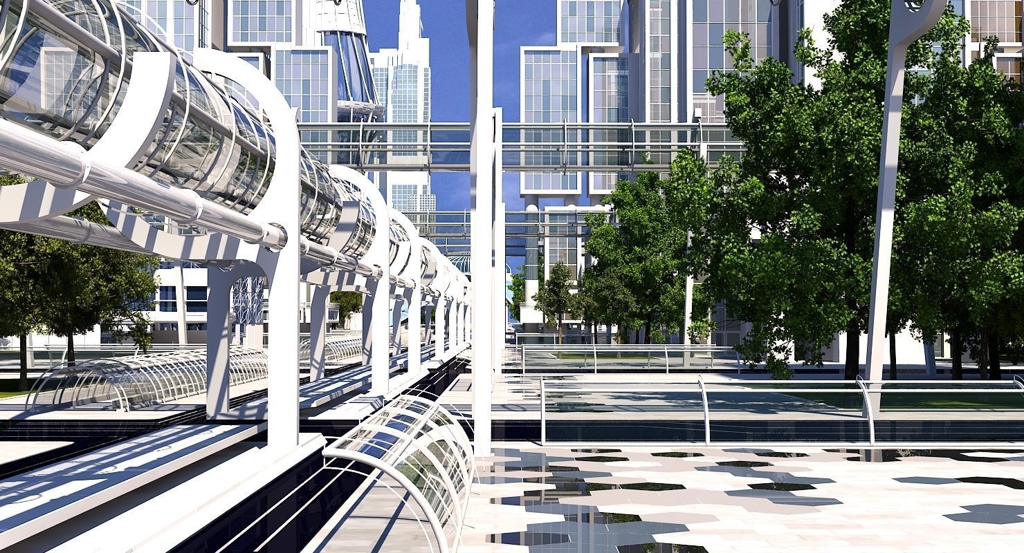 Future City HD 20 V 2 3D model_17