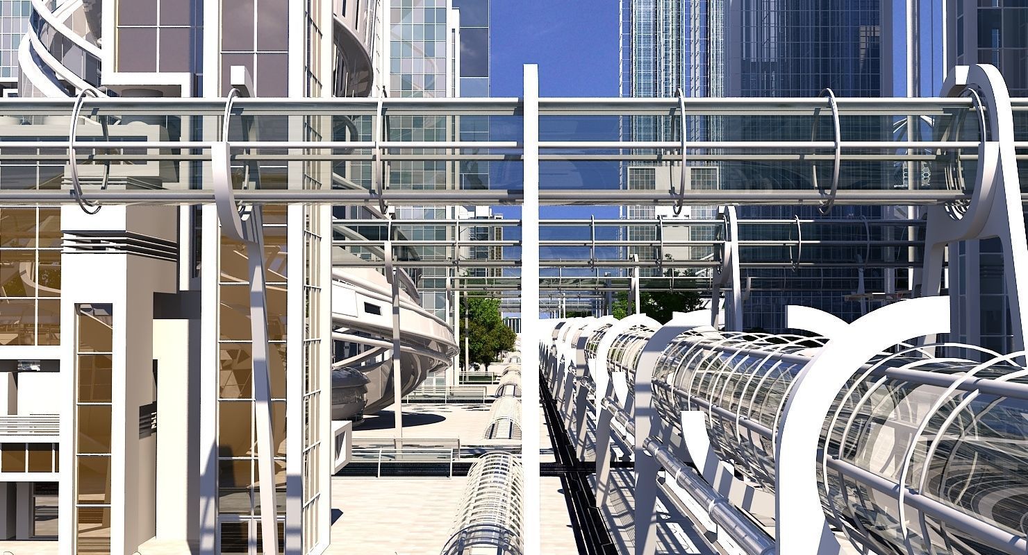 Future City HD 20 V 2 3D model_16