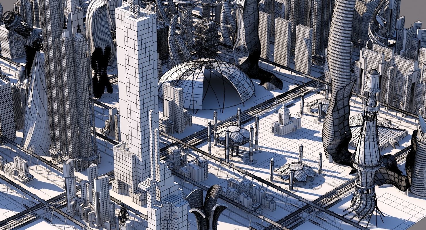Future City HD 20 V 2 3D model_20