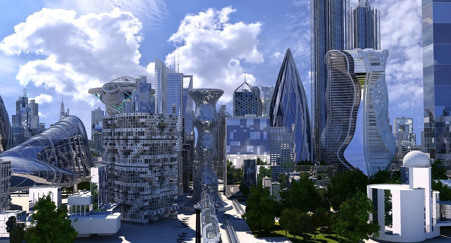 Future City HD 20 V 2 3D model_6