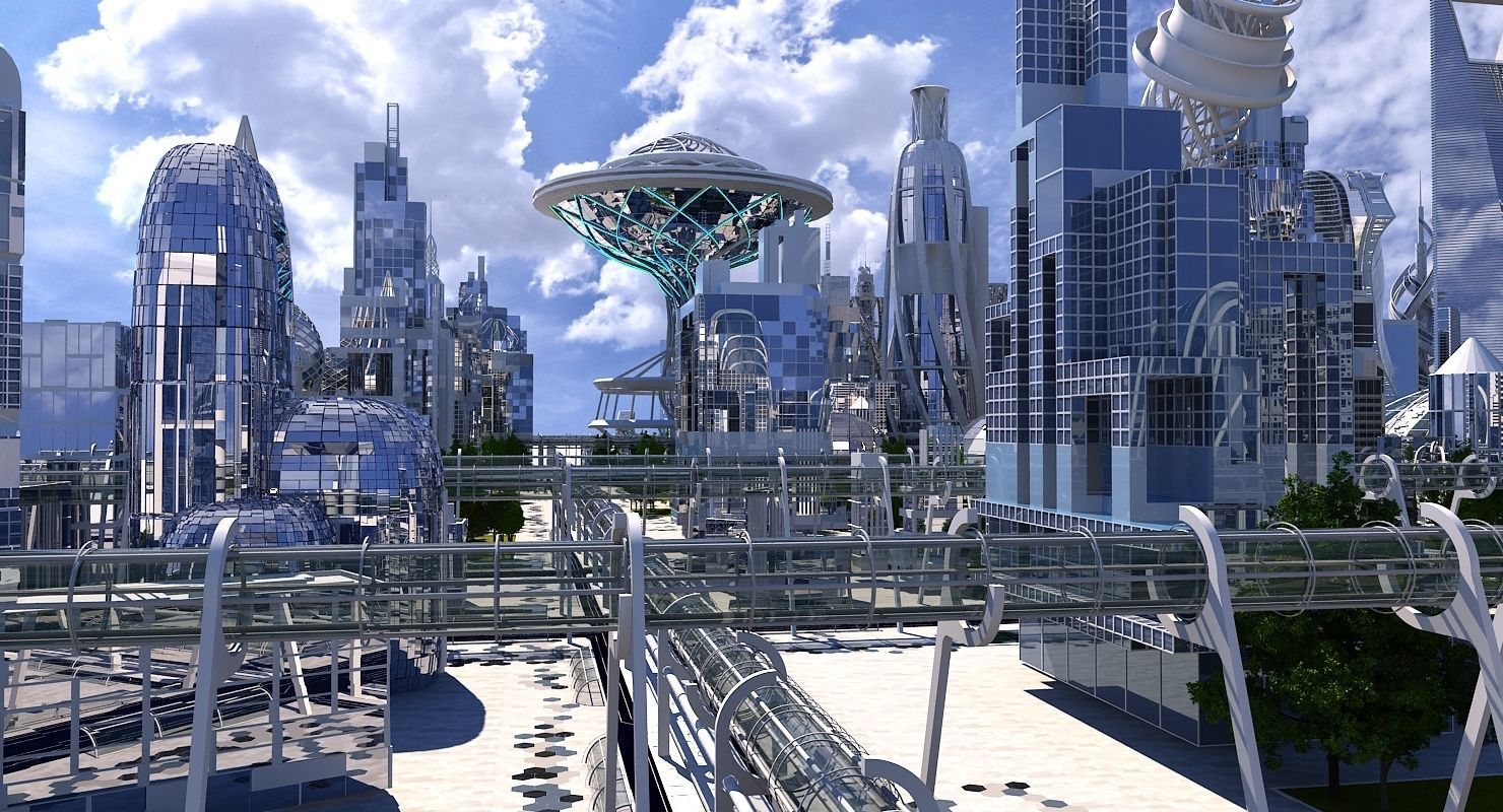 Future City HD 20 V 2 3D model_10