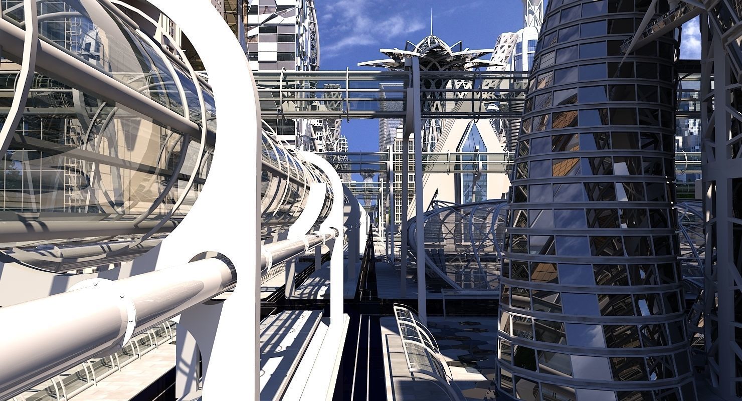 Future City HD 20 V 2 3D model_11