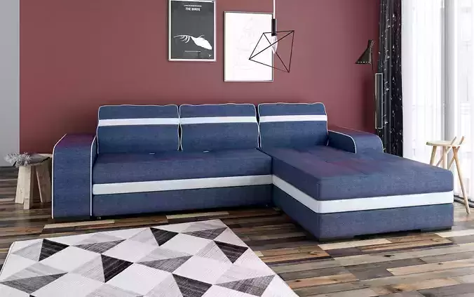 Corner Sofa with 3 seats