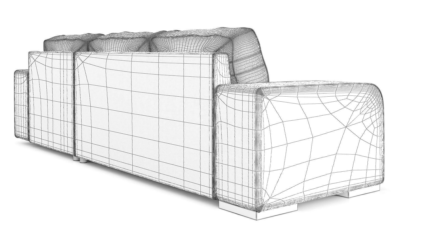 Corner Sofa with 3 seats 3D model_6