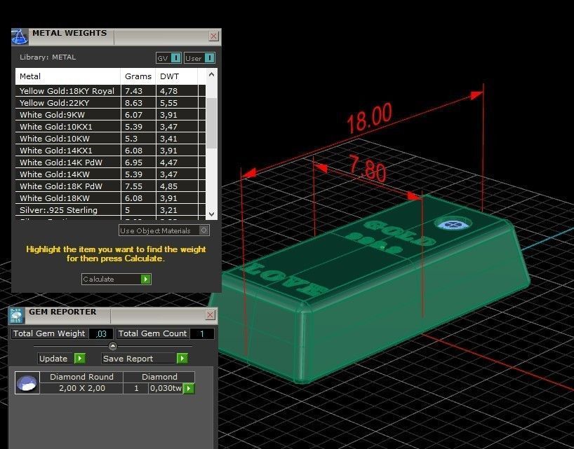 GOLD BAR 3D print model_1