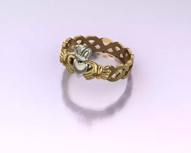 CLADDAGH gold ring