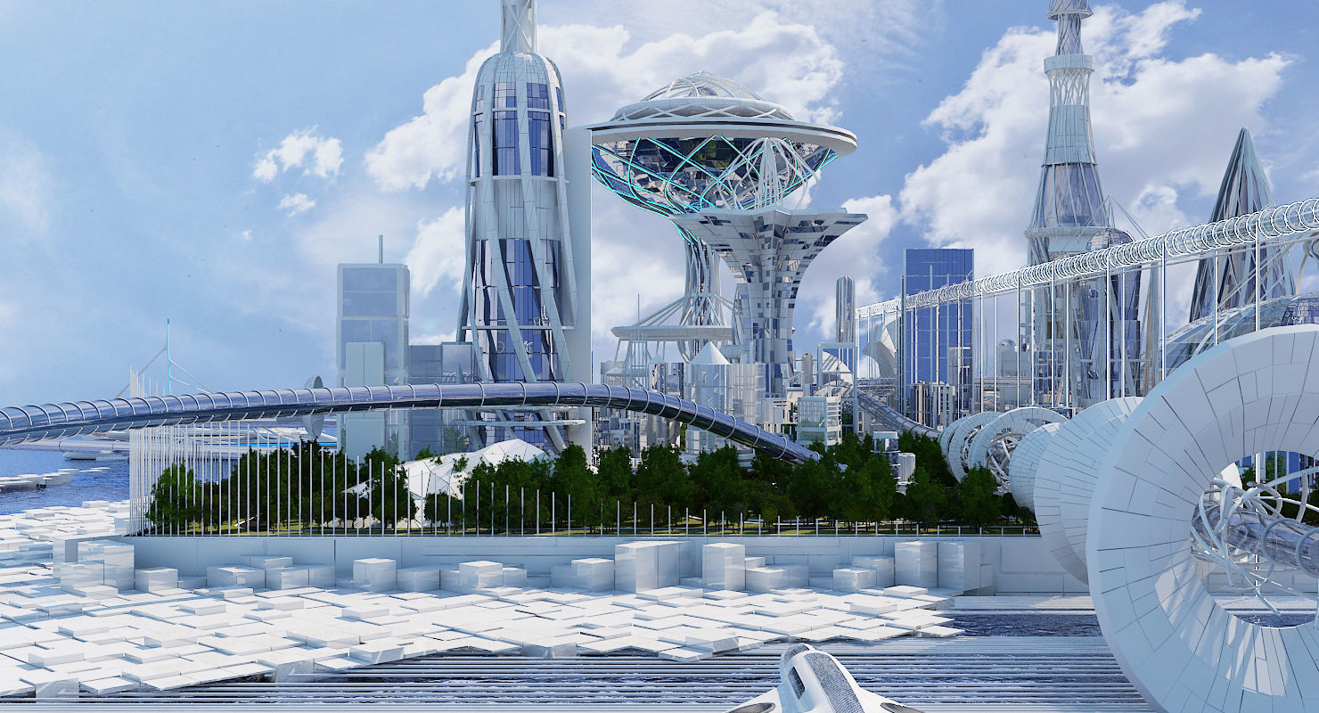 Future City 2018 V 2 3D model_17