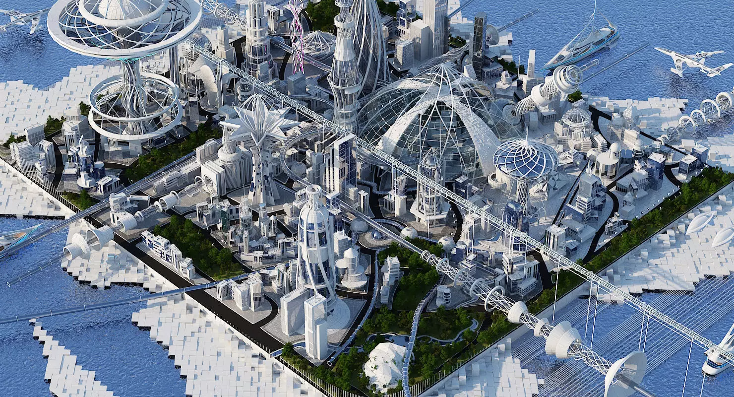 Future City 2018 V 2 3D model_0