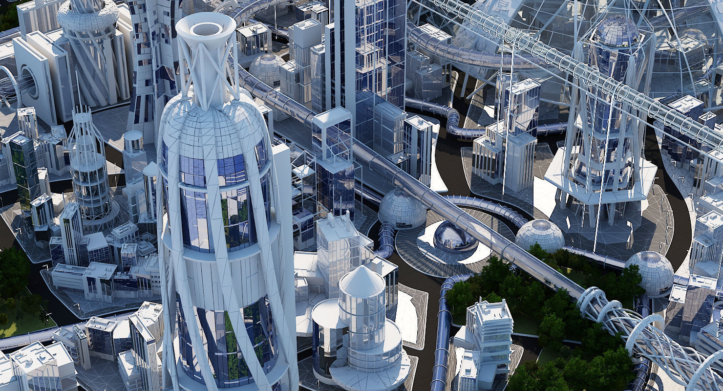 Future City 2018 V 2 3D model_7