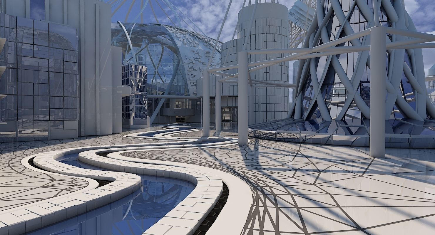 Future City 2018 V 2 3D model_21