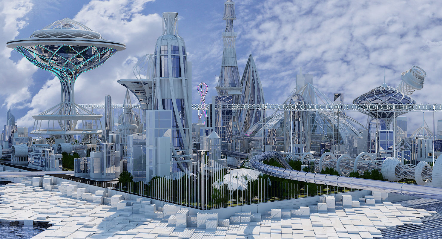 Future City 2018 V 2 3D model_2