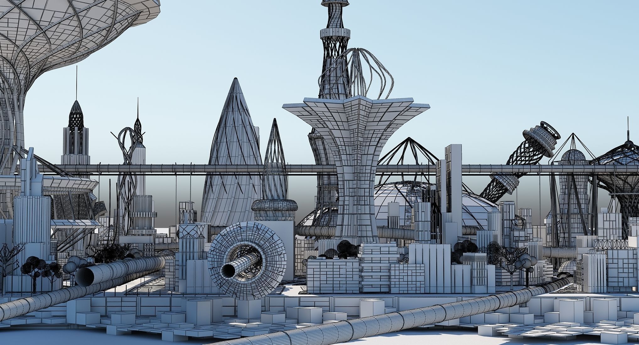 Future City 2018 V 2 3D model_32