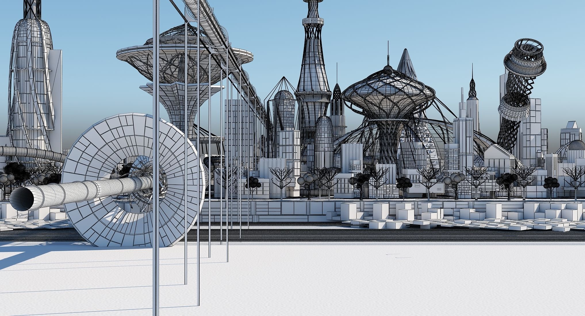 Future City 2018 V 2 3D model_33