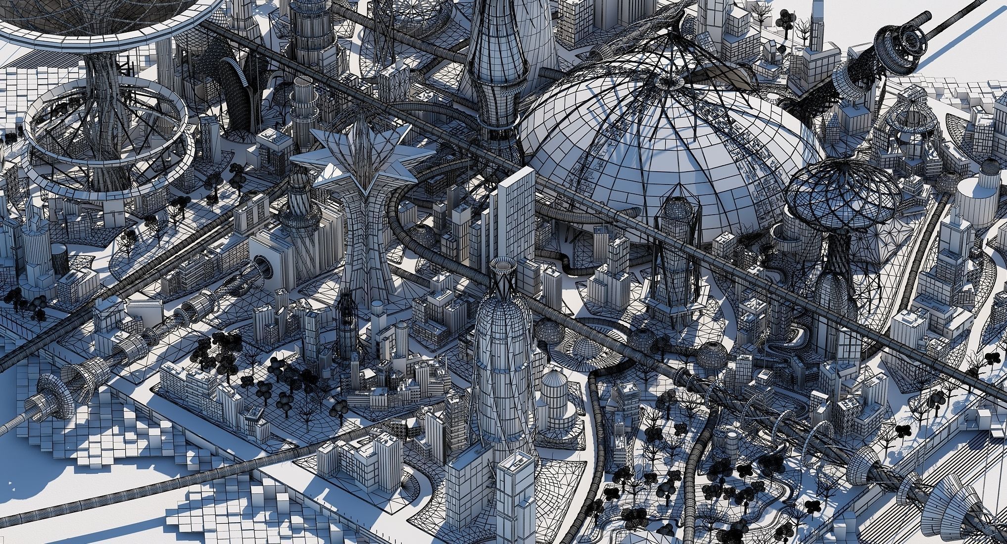Future City 2018 V 2 3D model_36