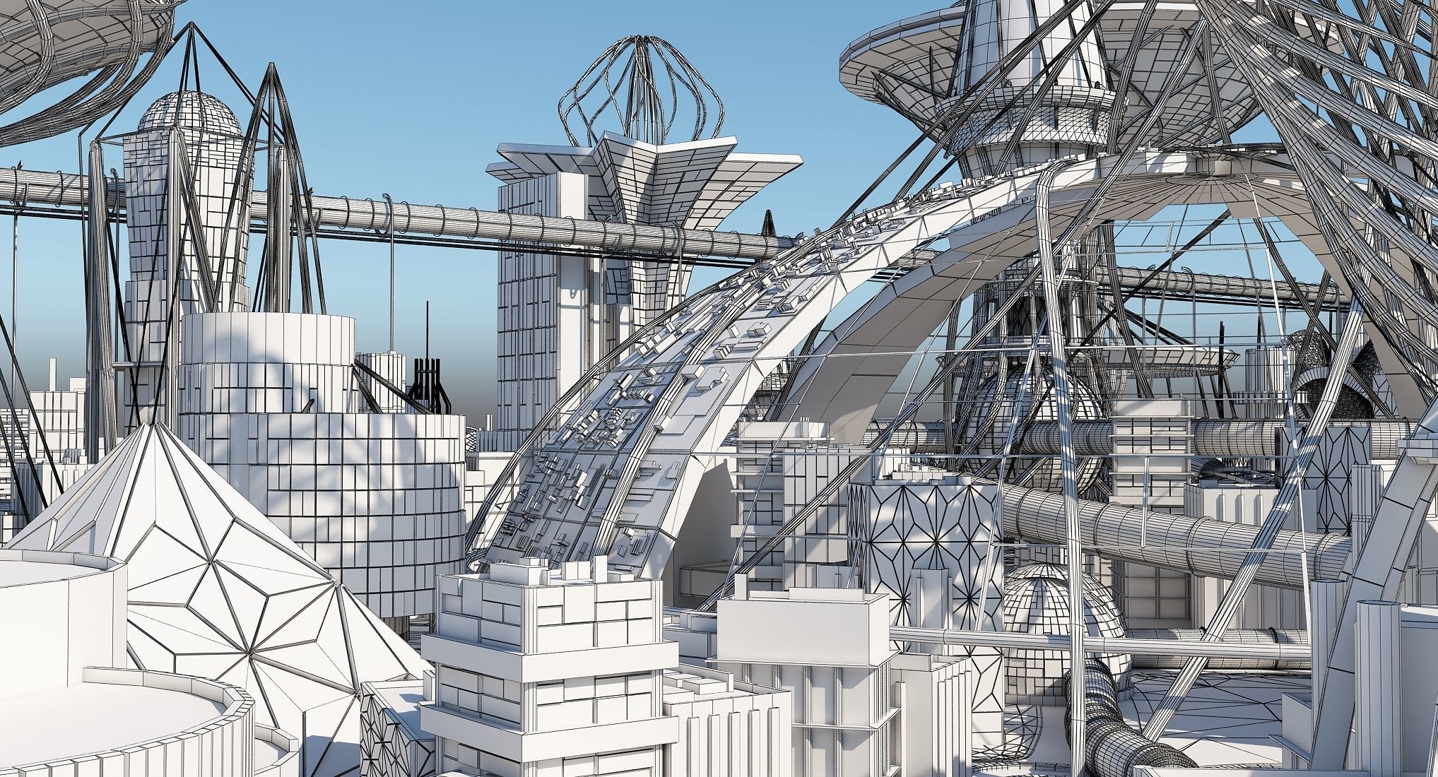 Future City 2018 V 2 3D model_34