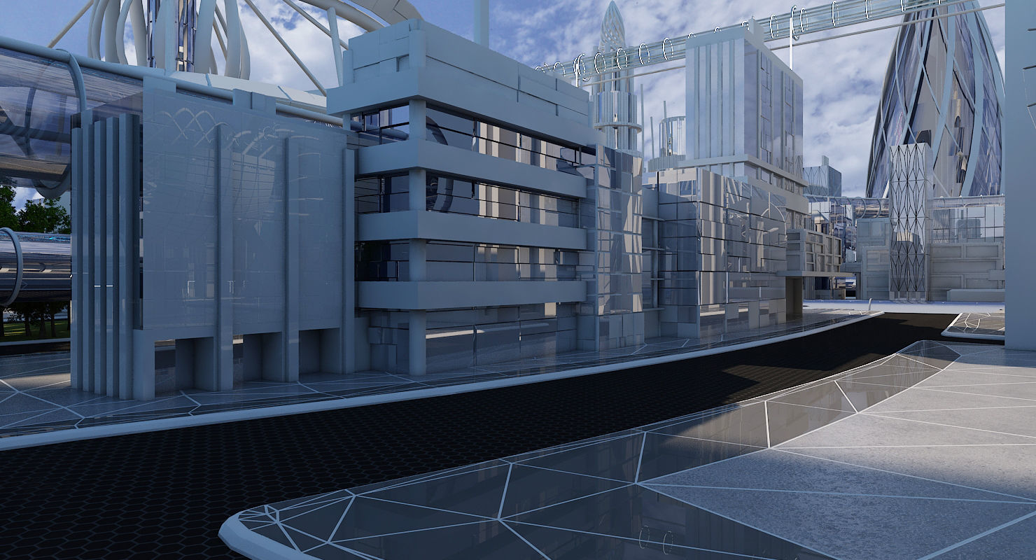 Future City 2018 V 2 3D model_24
