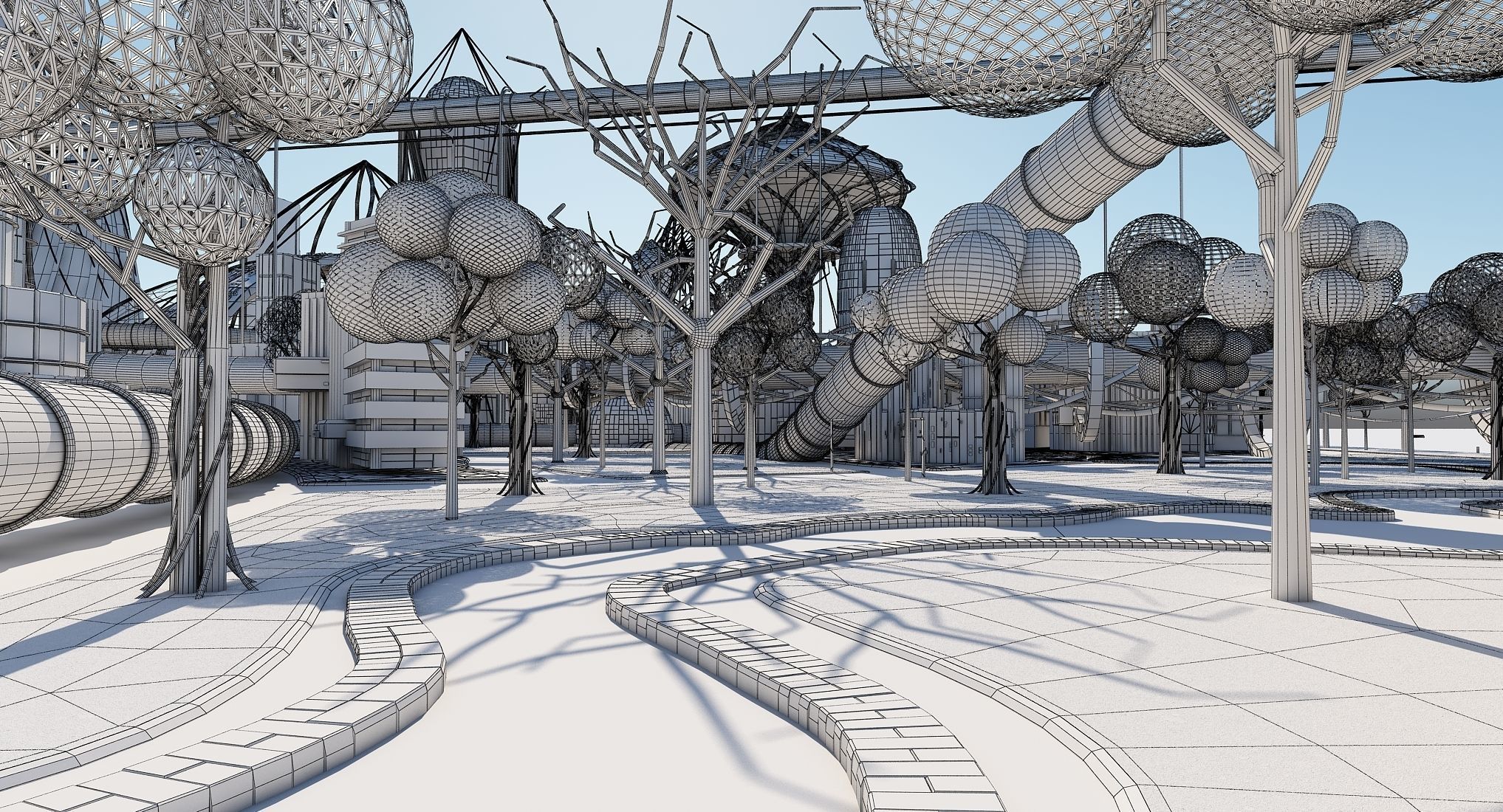 Future City 2018 V 2 3D model_35