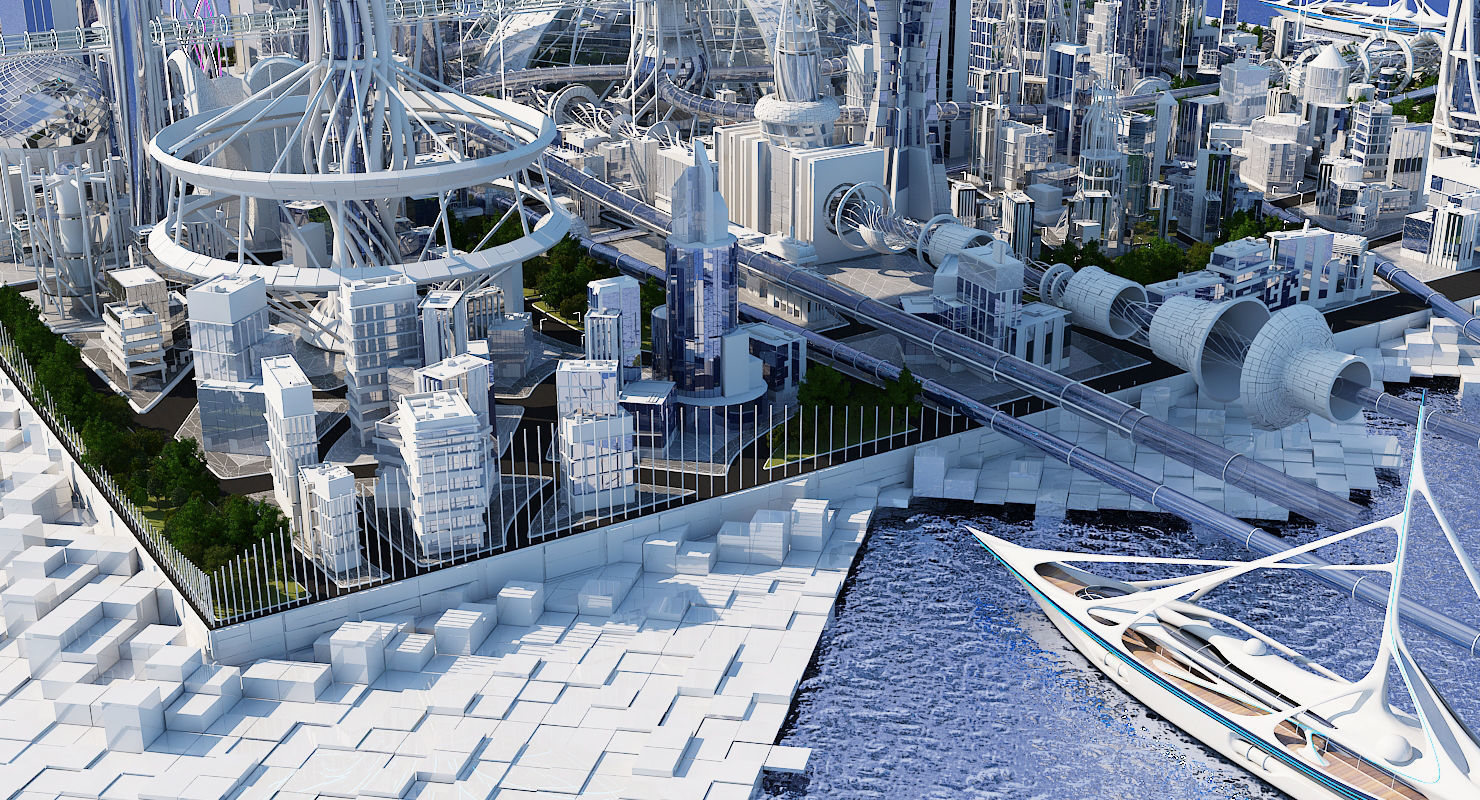 Future City 2018 V 2 3D model_28