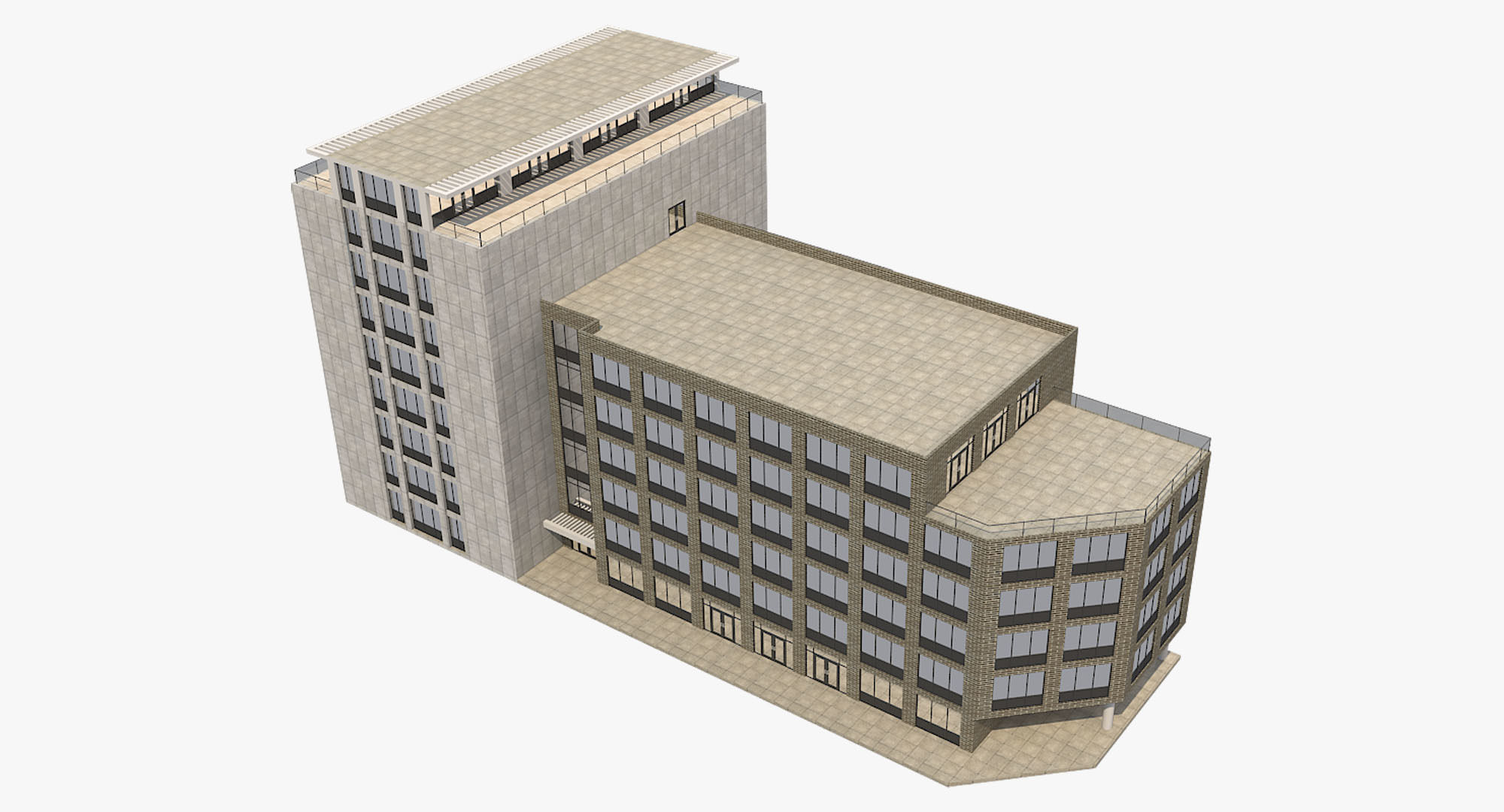 Building 1 3D model_14