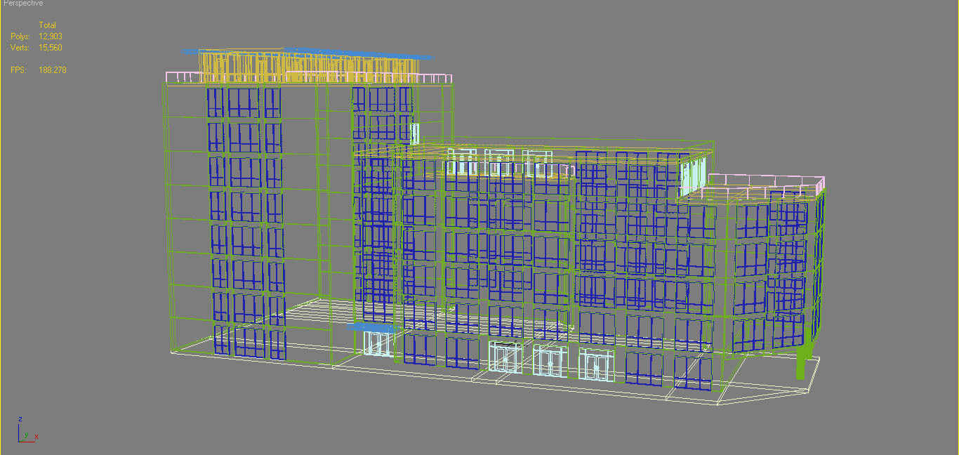 Building 1 3D model_8