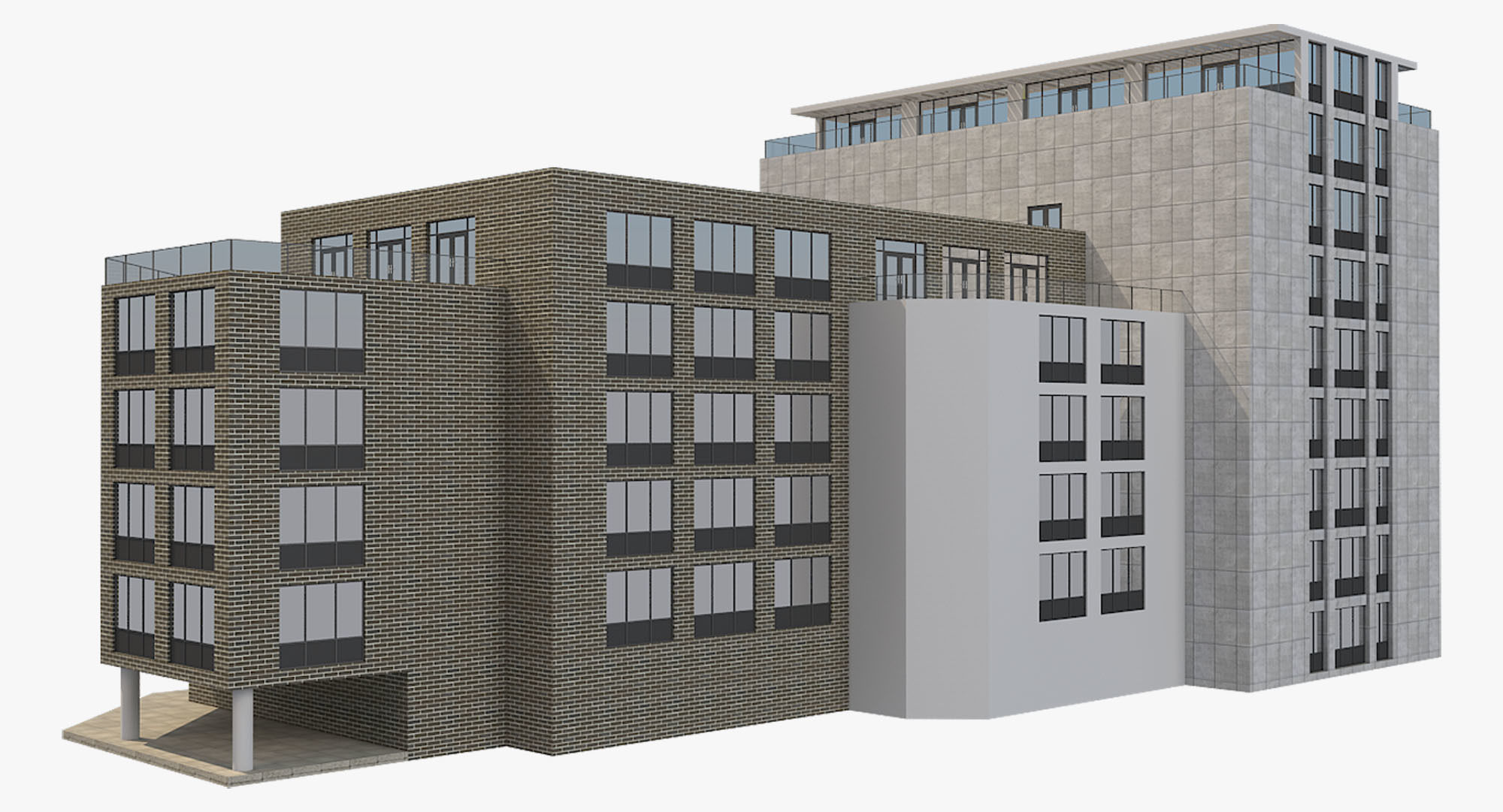 Building 1 3D model_12