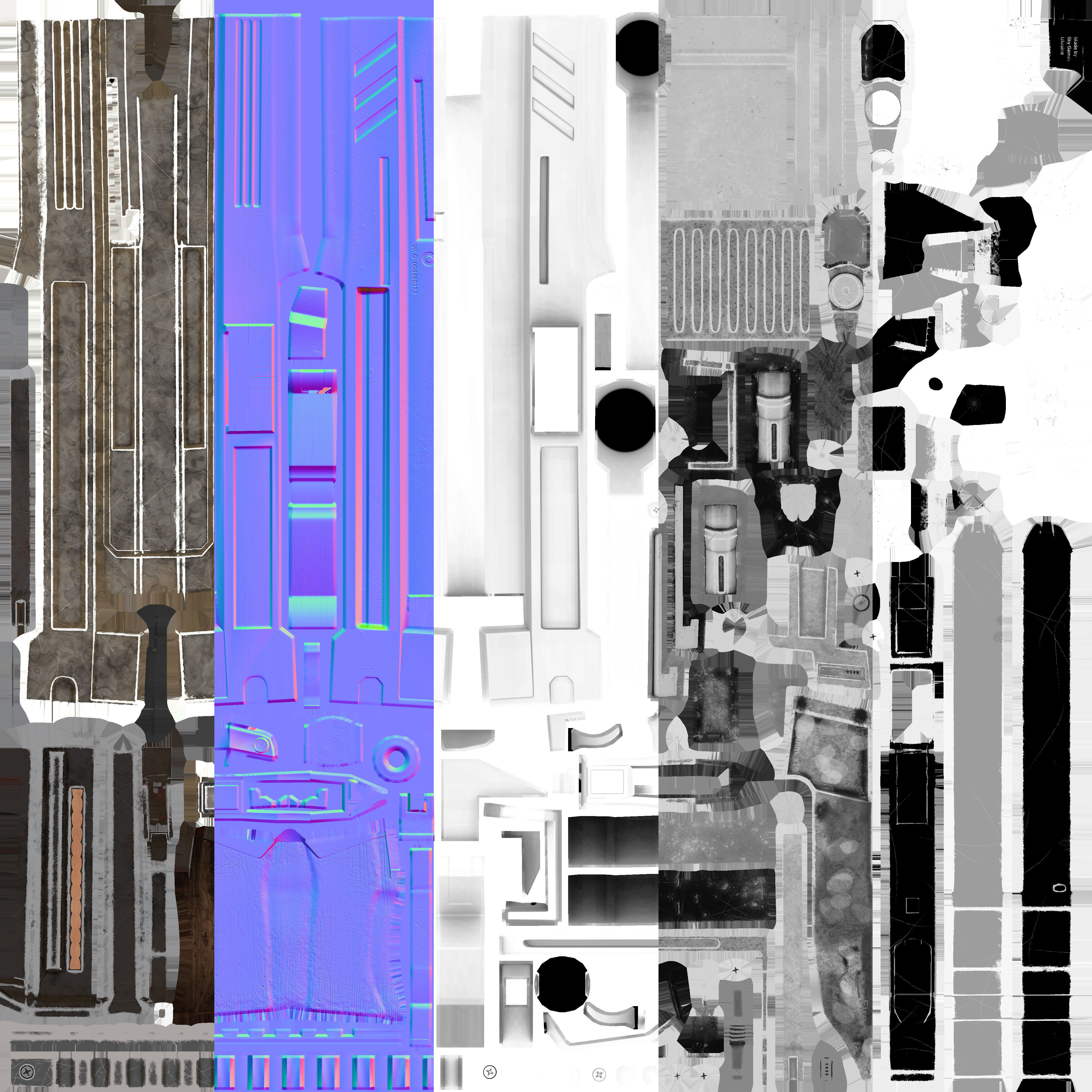 Criket gun Low-poly 3D model_23