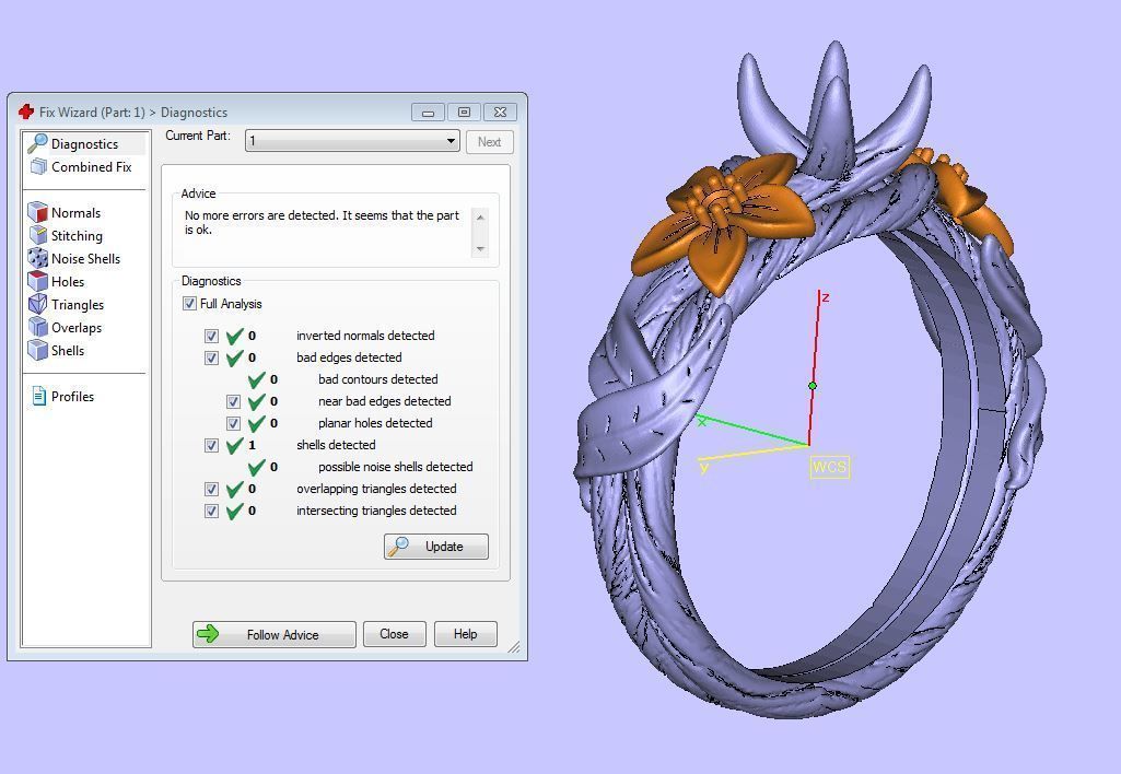 Ring 40 3D print model_3