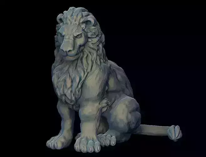 Lion sculpture