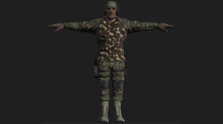 Commandos Pack 9 Military Commando Characters 3D model_8
