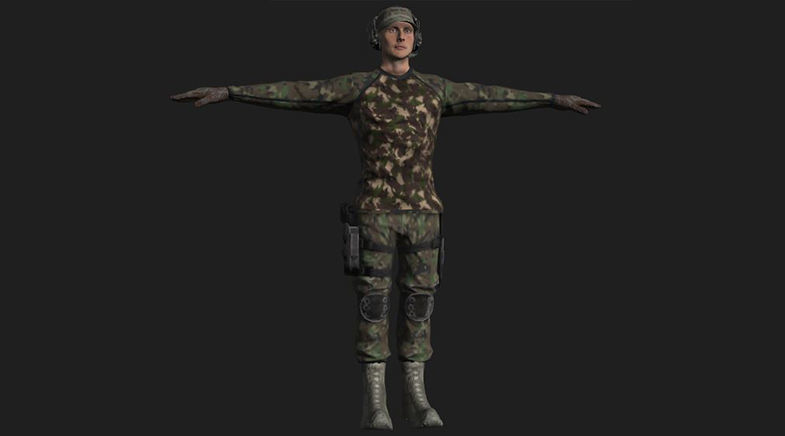 Commandos Pack 9 Military Commando Characters 3D model_4