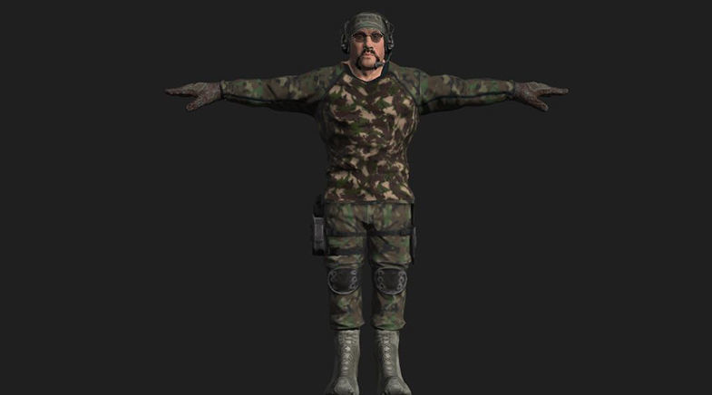 Commandos Pack 9 Military Commando Characters 3D model_7