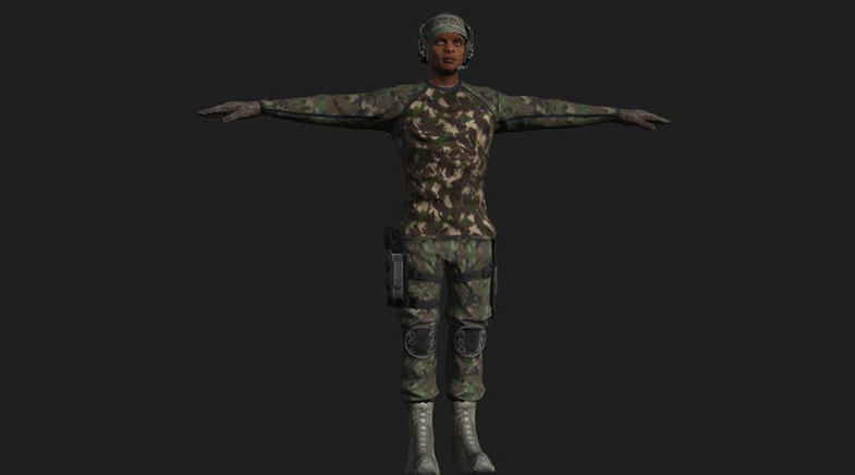 Commandos Pack 9 Military Commando Characters 3D model_3