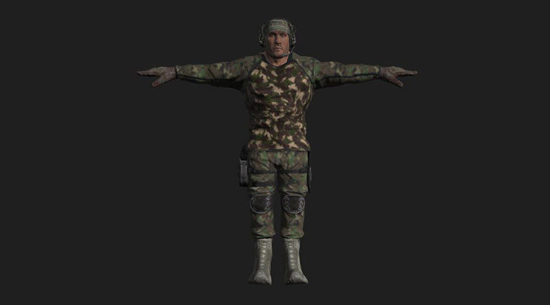 Commandos Pack 9 Military Commando Characters 3D model_5