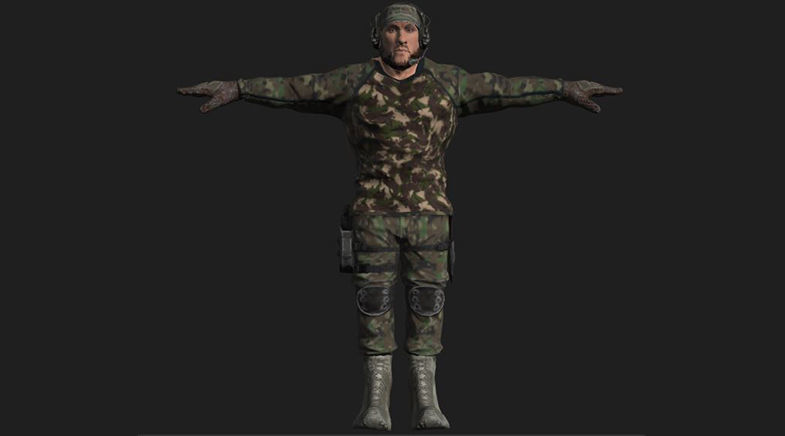 Commandos Pack 9 Military Commando Characters 3D model_6