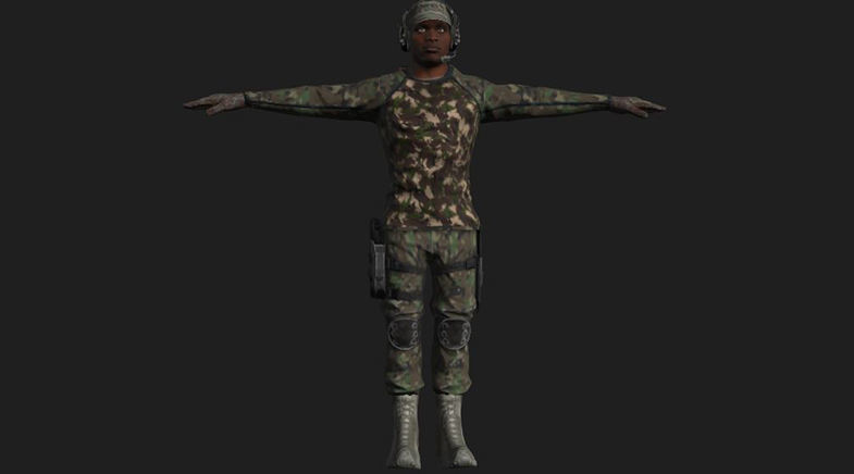 Commandos Pack 9 Military Commando Characters 3D model_2