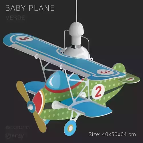 BABY PLANE VERDE 2019 3D model
