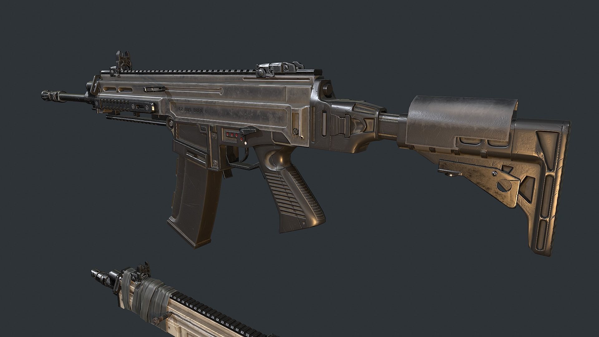 CZ 805 Low-poly 3D model_5