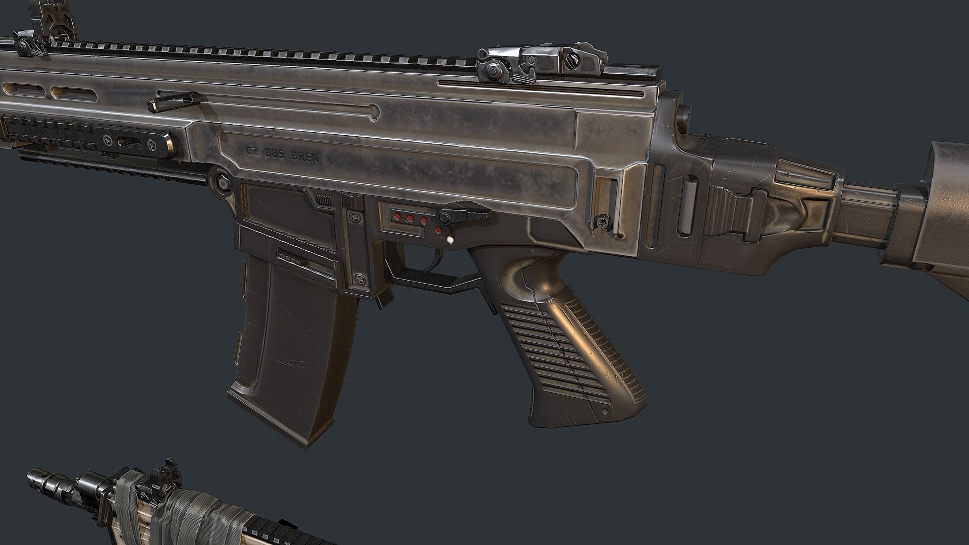 CZ 805 Low-poly 3D model_8
